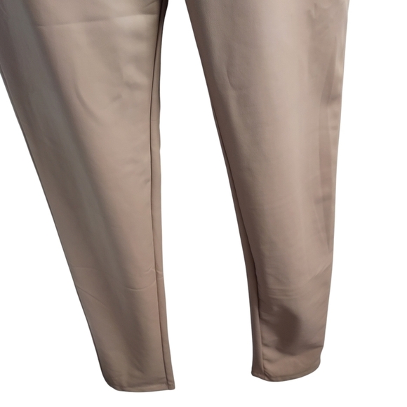 Story On 2 Pieces Faux Leather tank Top And Pants Grove Pink Size S NWOT - Picture 4 of 10